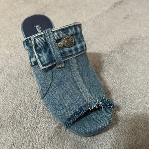 Jeffrey Campbell jean color sandals 6 1/2 - never worn. No box